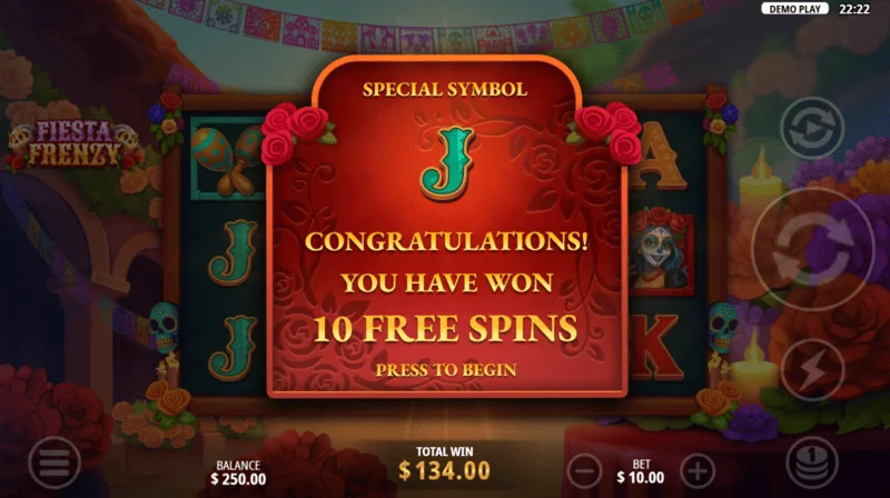 Fiesta Frenzy - Free Spins na alama zinazopanuka